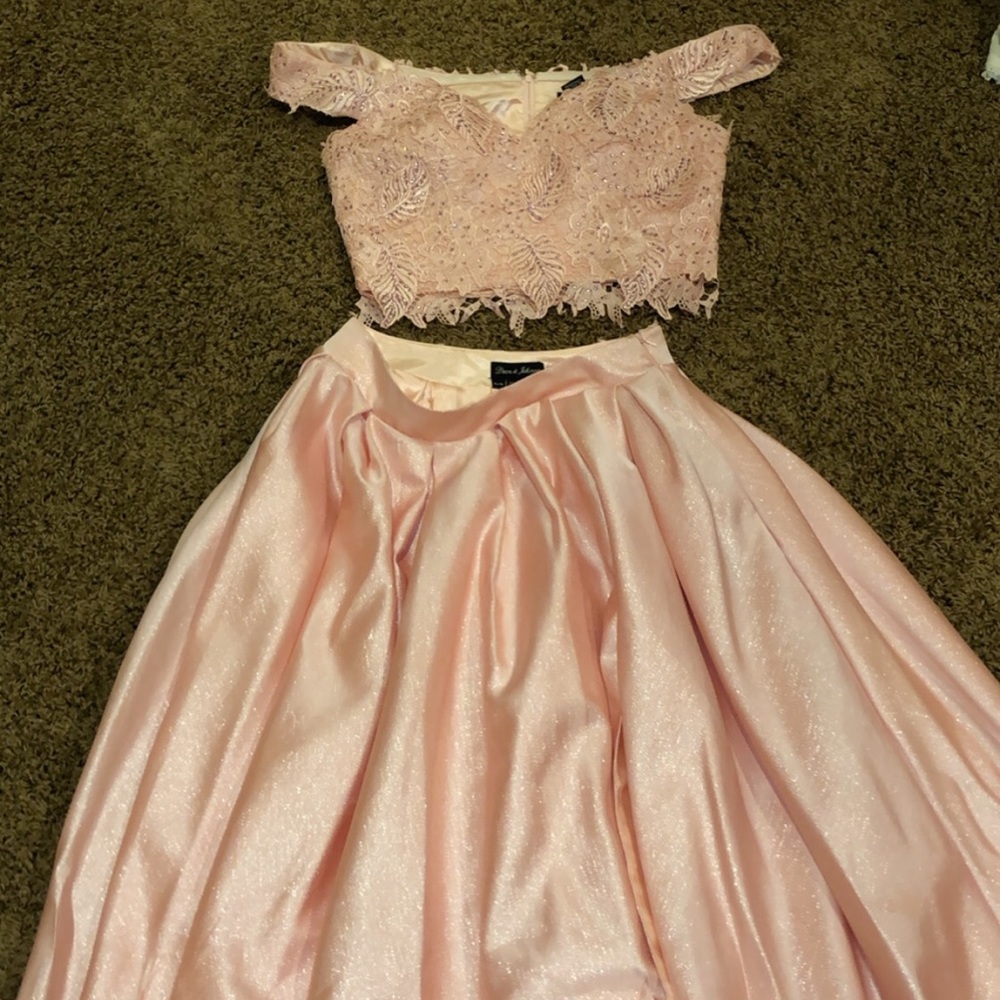 Prom Girl two piece prom dress😍